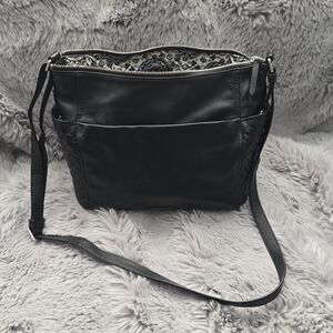 Vera Bradley Leather Gallatin Cross Body Purse